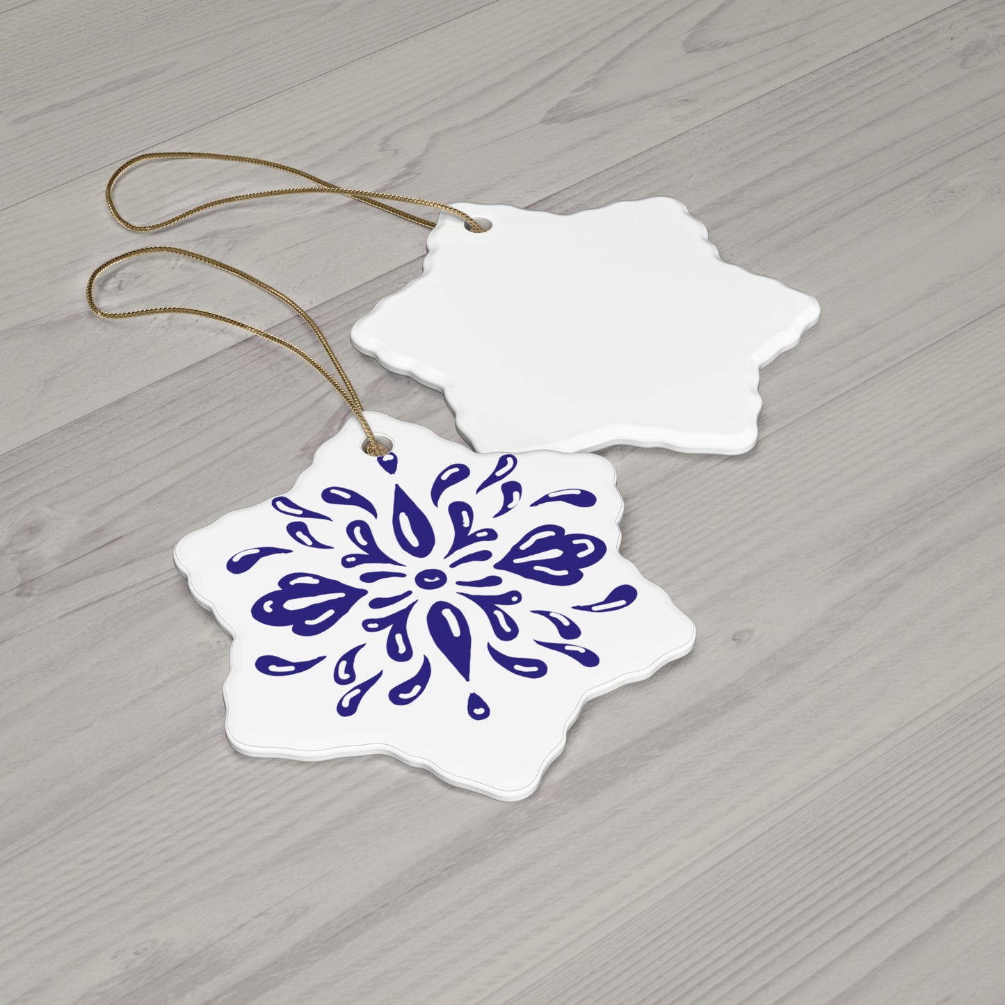 Ceramic Ornament Set - Talavera Mexicana Inspired Christmas Ornaments