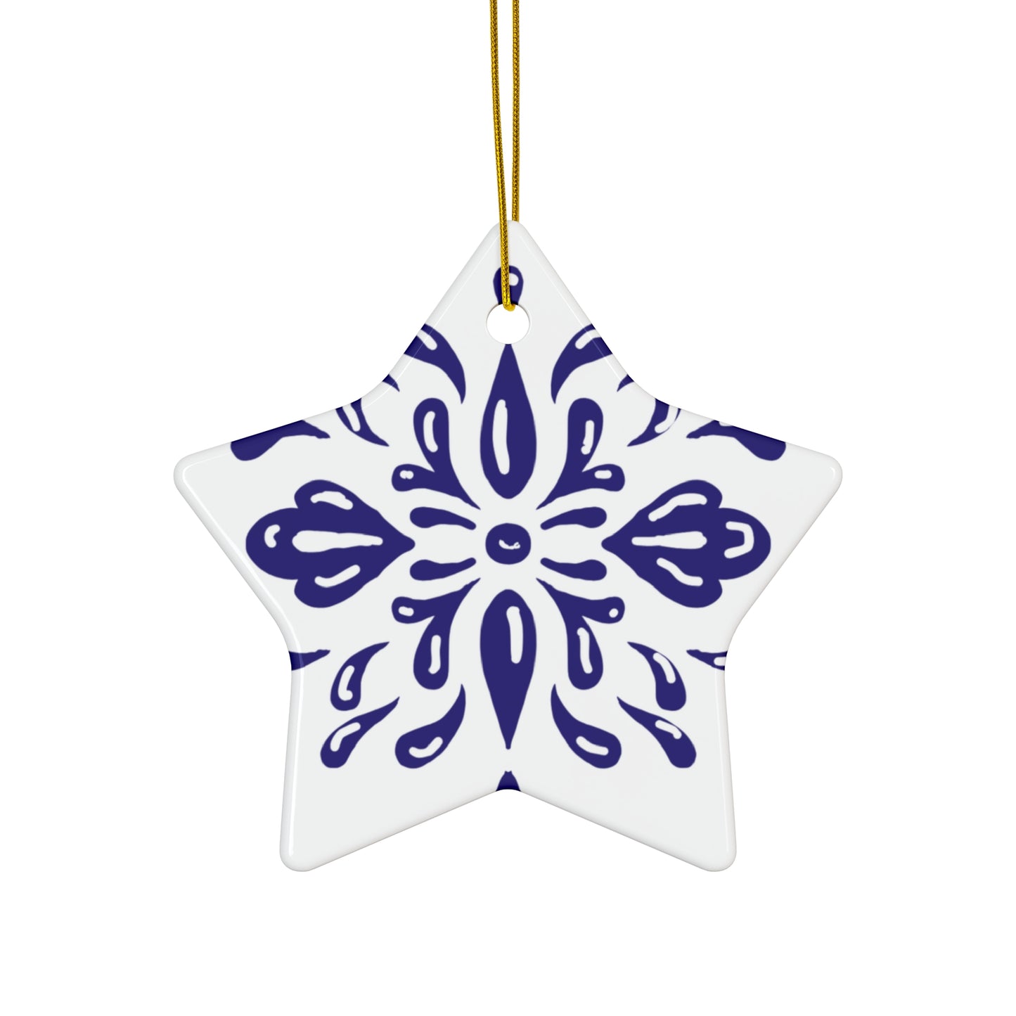 Ceramic Ornament Set - Talavera Mexicana Inspired Christmas Ornaments