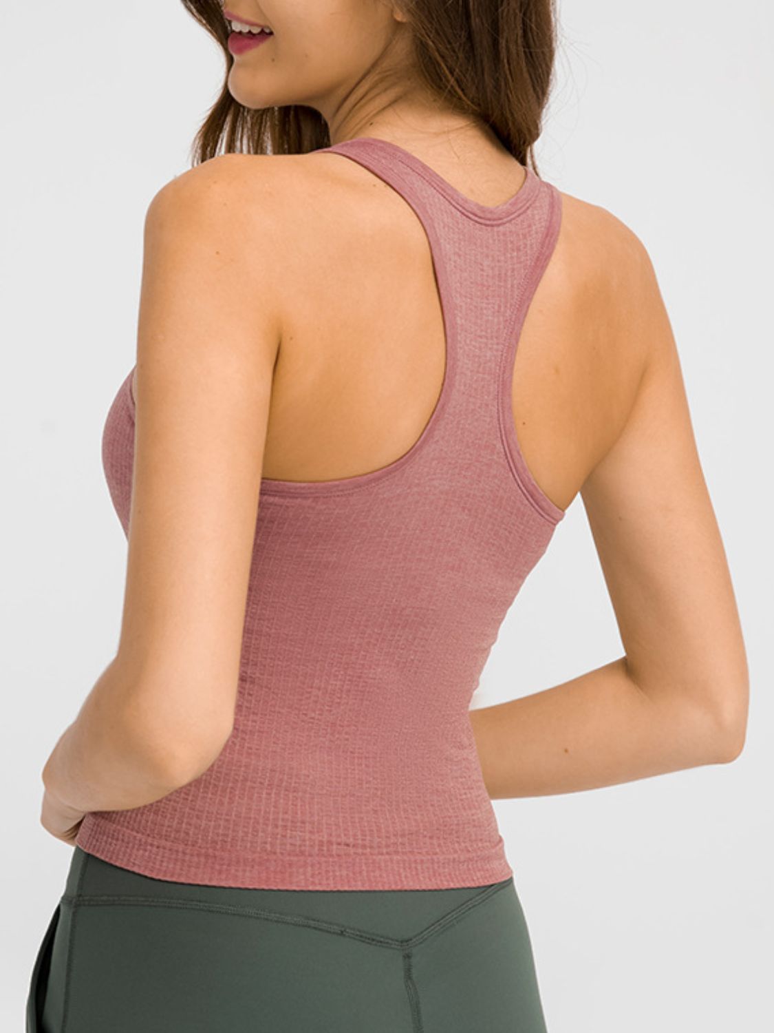 Millennia Round Neck Racerback Active Tank