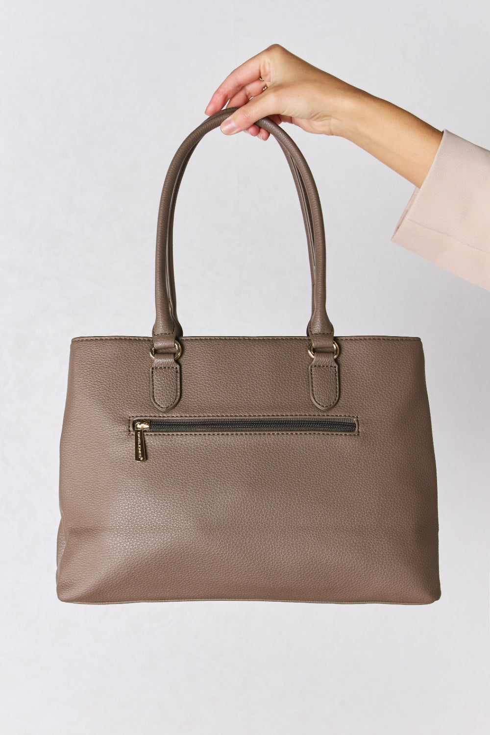 Office large size Structured Leather Handbag